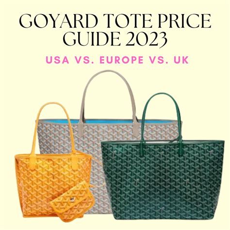 goyard tote bag preloved|Goyard hobo bag price 2023.